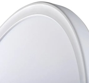 Kanlux 31514 - AZPO mennyezeti LED lámpatest, 18,5W, 230V, átm. 29 cm, IP54, fehér