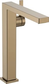 Magas mosdó csaptelep Hansgrohe Tecturis E clic-clac rendszerrel csiszolt bronz 73070140