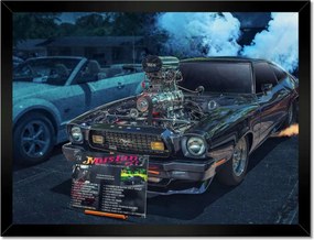 Poszterek keretben 40x30 Ford Mustang 1974 Muscle
