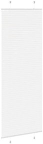 pliszírozott redőny Fehér 70x200 cm szövetszélesség 69,4 cm
