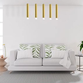 LED Csillár zsinóron GOLDIE 5xLED/15W/230V arany