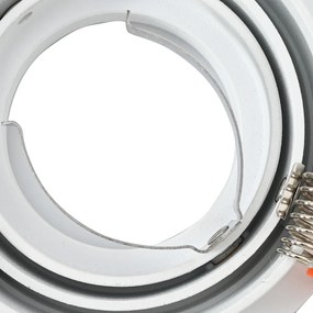 Recessed Spotlights 6 db Kerek GU10 Fehér Ø91 mm