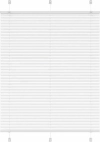 vidaXL pliszírozott redőny Fehér 105x100cm szövetszélesség 104,4cm