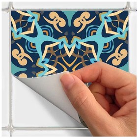 Dizier 9 db-os dekor falmatrica szett, 10 x 10 cm - Ambiance