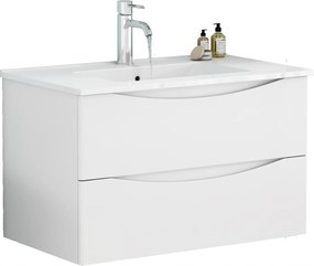 Houseland Nirela fali mosdószekrény 80 cm fehér