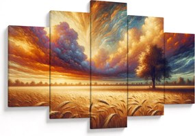 Kép – Fa a mezőn (150x105 cm)