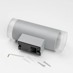 Brilagi - Kültéri fali lámpa MATERA 2xGU10/30W/230V szürke IP54