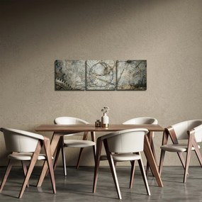 Kép - Az idő áramlása (órával) (90x30 cm)