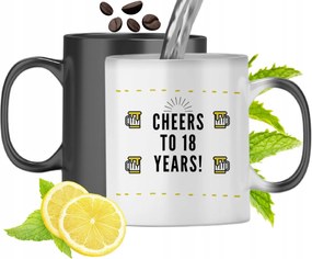 Mágikus Bögre 18. Születésnapra Színváltós, fényképes nyomattal