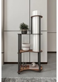 Polcos állólámpa NOTO 1xE27/40W/230V barna/fekete