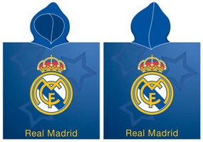 Real Madrid Star strand törölköző poncsó 55x55 cm (Fast Dry)