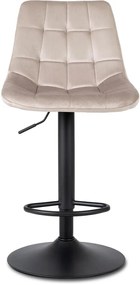 ARCOS 2 bárszék, bézs, velúr