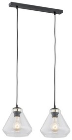 Argon 0854 - Csillár zsinóron DECORATO 2xE27/15W/230V fekete