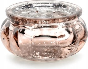 Gyertyatartó, rozé arany, 3cm (1 op. 4 db)