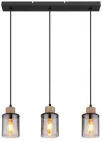 Globo 15707-3H - Csillár zsinóron REID 3xE27/15W/230V