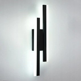 Kinkiet Scienny Lampa Led Czarny Nowoczesny 16W 6500K 1800LM