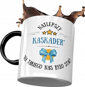 Fekete Bögre Kaszkadőrnek Legjobb Kaszkadőr Nyomtatott Fotóval