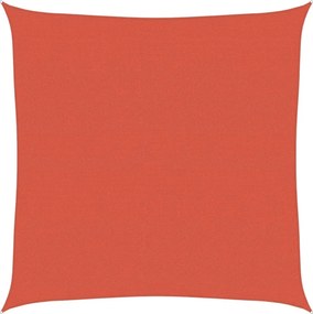 vidaXL terrakotta HDPE napvitorla 160 g/m² 5 x 5 m