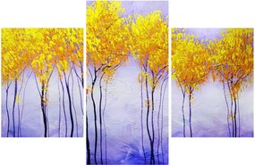 Sárga fák képe (90x60 cm)