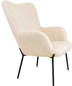 Krémszínű műszőrme fotel Glasgow – Bonami Essentials