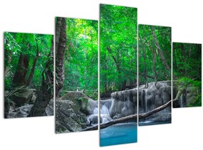 Kép - Erawan vízesés, Kanchanaburi, Thaiföld (150x105 cm)