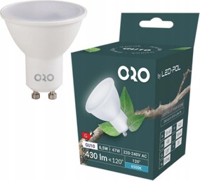 Led Izzó GU10 430LM 6,5W Cw Hideg Szín