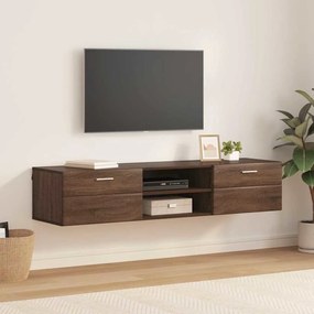 TV szekrény fiókkal barna tölgy 150 x 39 x 30 cm Faanyag