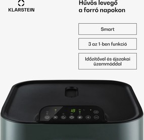 Klarstein Kraftwerk Eco Smart 11, légkondicionáló, 3 az 1-ben, 11.500 BTU, távirányító, applikációval vezérelhető