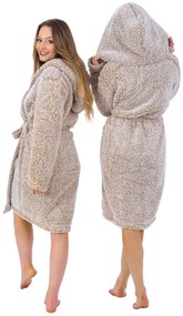 Fürdőköpeny Fluffy beige S/M