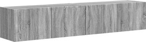 vidaXL TV Fali Szekrény 2 pcs Szürke Sonoma 60 x 31 x 29.5 cm Faanyag