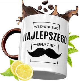 Bordó Bögre Testvérnek Születésnapra Ajándék fényképes nyomattal