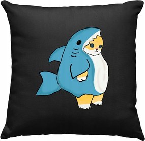 Cica párna Vicces Mém 3 Fekete