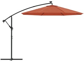 terrakotta konzolos napernyőponyva 350 cm