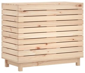 tömör fenyőfa szennyestartó láda 88,5 x 44 x 76 cm