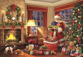 Karácsonyi Santa's Gift 1000 db-os puzzle Clementoni