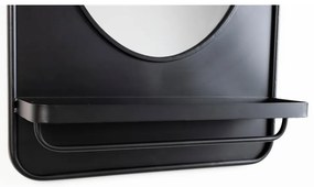 Fali tükör polccal 50x80 cm Pascal – White Label