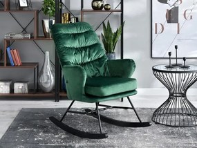 Fotel Lusil (zöld + fekete). Akció -30%. 1110285