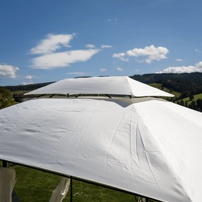 Kerti pavilon 3x4 m, bézs, TABARI