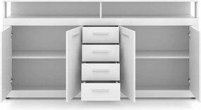 XXL/LUNA KOMODA 4D4S DĄB SONOMA/DĄB SONOMA