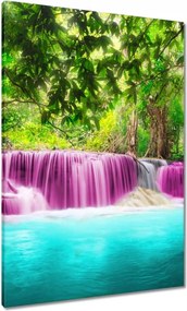 Vászonkép 70x100 Színes tájkép Vízesés