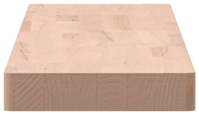 tömör bükkfa fali polc 100 x 20 x 4 cm