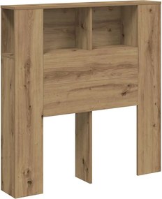 vidaXL kézműves tölgy színű szerelt fa fiókos szekrény 100x18,5x102,5 cm