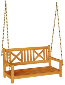vidaXL 2 személyes Kerti Hinta Pad 110x56x58 cm Tömör Akácfa