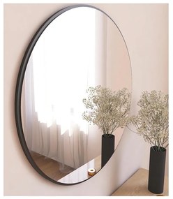 Fali tükör OZZE átm. 60 cm fekete