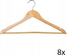 Ruhaakasztó x8 Fa Akasztó Szett
