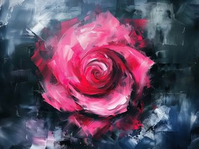 Vászonkép Canvas Festmény Természet Virág Rózsa 100x75