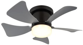 Globo Hines 03609A távirányítós mennyezeti ventilátoros lámpa, 10W LED, 3000K-6500K, 70-750 lm