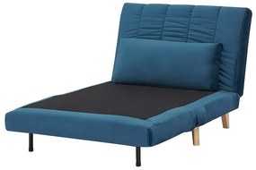 BILLY VELVET kék kihúzható fotel
