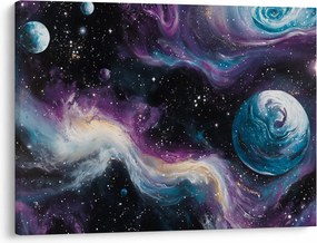 Kép - Festett univerzum (70x50 cm)