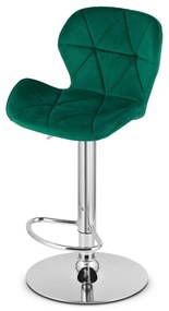 Zöld bárszék WEST VELVET